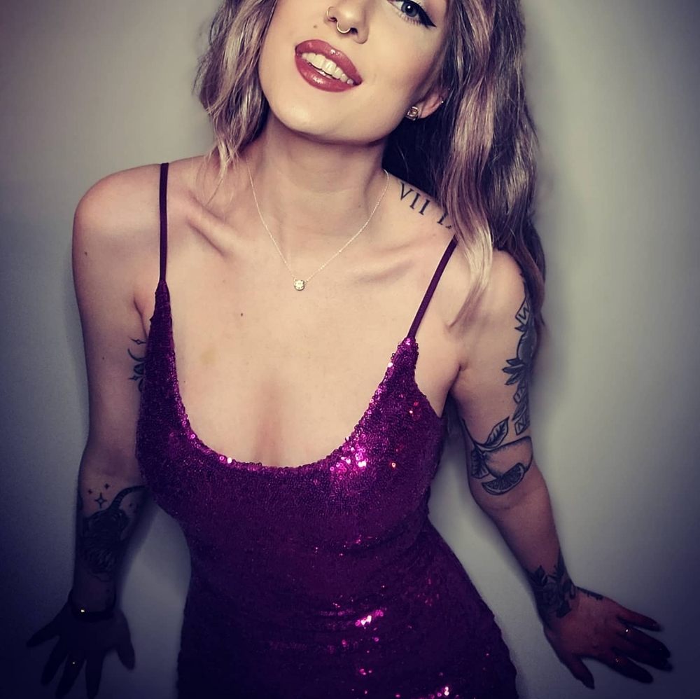Sequin mini dress
